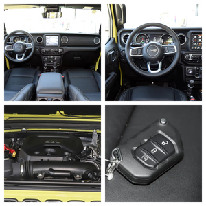 Guazi Autos Usados Jeep Wrangler 2,0 T Vehículos de Nueva Energía <span class=keywords><strong>SUV</strong></span> Amarillo Fluorescente Edición Limitada Híbrido Enchufable - Product Image 6