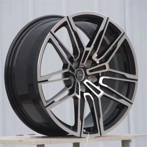 Rines de Aleación de Aluminio Forjado para Autos, Color Negro Mate, Diseño Aerodinámico, Alta Rigidez, Ajuste Personalizado para Autos Deportivos - Product Image 2