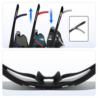 Lunettes de soleil de cyclisme personnalisées avec logo, UV400, polarisées, légères, à monture intégrale, pour hommes et femmes, résistantes au vent, avec monture en PC, pour la route, le vélo, le sport