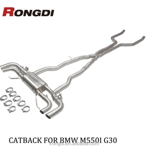 Échappement personnalisé en acier inoxydable 304 pour BMW M550I G30, matériaux de qualité supérieure, durabilité longue durée, son d'échappement sportif - Product Image 5