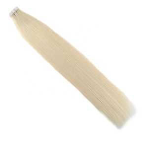 Extensiones <span class=keywords><strong>de</strong></span> Cabello Natural Remy Virgen Humano Real Rubio <span class=keywords><strong>60</strong></span> con Cinta Adhesiva - Product Image 2