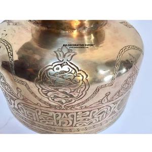 Cuenco de acabado hecho a mano para arroz y sopa, decoración superior de mesa, de latón único - Product Image 4