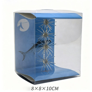 Boîte d'emballage en PVC PET <span class=keywords><strong>transparente</strong></span> personnalisée en gros pour leurres souples d'arène de mer flottants, boules de vessie d'eau et leurres de pêche en surface - Product Image 5