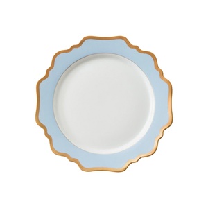 Juego de Vajilla de Cerámica Fina Grace al por Mayor, Plato de Presentación Dorado para Eventos y Ceremonias de Boda - Product Image 4