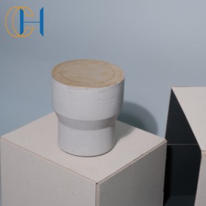 C & H Monday candela profumata di lusso portacandele in cemento barattoli di candela con coperchio e confezione di scatole - Product Image 3