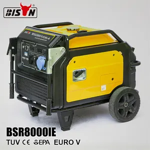 Generatore Mobile a benzina a basso rumore 76 dB(7m) One Key Start Power Kraft da 7500 Watt con pannello Muti-function