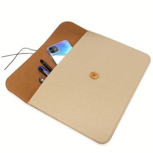 Durable A4 <b>Folder</b> Felt Document Holder Envelope Style <b>Portfolio</b> File Paper Storage Bag for School Office Business - Product Image 3