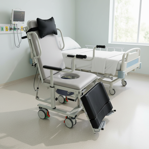Chaise élévatrice hydraulique robuste <span class=keywords><strong>pour</strong></span> patient avec dossier - Équipement de sécurité <span class=keywords><strong>pour</strong></span> la salle de bain des <span class=keywords><strong>personnes</strong></span> <span class=keywords><strong>âgées</strong></span> et handicapées - Product Image 4
