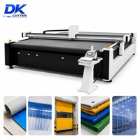 3m Breite PVC-Stoff-Schneidemaschine Großformat-CNC-Messerschneider für Industrietüren und Rolltüren Stoffschneidemaschine