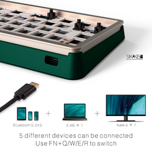 Bộ kit tự lắp ráp bàn phím cơ SIKAKEYB SK1 CASTLE, bàn phím cơ 61 phím bằng nhôm CNC, bàn phím cơ nhôm anodize - Product Image 3