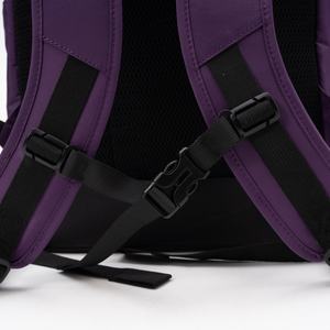 Sac à dos unisexe à dos souple de grande capacité avec logo personnalisé, géométrique, imperméable, avec port USB - Product Image 5