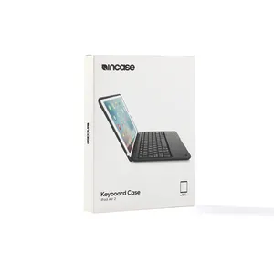 Beyaz özel geri dönüşümlü karton kağıt nokta UV renkli baskı dizüstü Notebook paketleme karton kutu