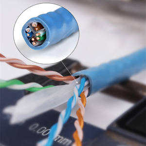 <span class=keywords><strong>Cable</strong></span> <span class=keywords><strong>Ethernet</strong></span> Cat6 UTP, caja <span class=keywords><strong>de</strong></span> 1000 pies, rollo <span class=keywords><strong>de</strong></span> cobre <span class=keywords><strong>de</strong></span> 300 <span class=keywords><strong>metros</strong></span>, azul sólido, 0,5 MM, 24AWG, POE, CCTV, grado interior/exterior - Product Image 5