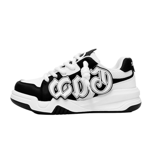 2025 Men's Casual National Fashion Brand Running <b>Shoes</b> Luxury Style Cross-Border Board <b>Shoes</b> Niche Design Bread Mesh EVA Insole - Product Image 1