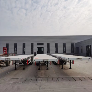 รถเทรลเลอร์กึ่งพ่วงรถเทรลเลอร์รถกึ่งพ่วงแบบ6ล้อลาก100ton 60ton ขนาด60 80 100ตัน - Product Image 2