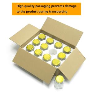 <span class=keywords><strong>Bocaux</strong></span> en verre de 100ml/200ml, nid d'abeille, vide, décoratif, avec couvercle, 10 pièces - Product Image 5