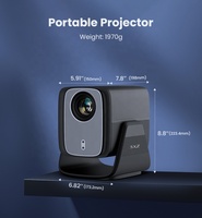 Nouveau projecteur domestique 2026 1080P FHD avec WiFi 6, système certifié Google TV, vidéo autofocus pour conférences
