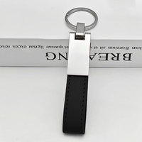 Ensemble de porte-clés en cuir PU personnalisé, porte-clés multicolores pour la vente au détail, vente en gros