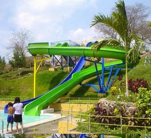 Sườn đồi giá rẻ sợi thủy tinh Nước chơi trò chơi Slide cho người lớn và trẻ em thép bền cho thể thao phiêu lưu công viên công cộng sử dụng - Product Image 1
