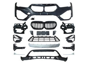 Juego completo de piezas de plástico para <span class=keywords><strong>bmw</strong></span> <span class=keywords><strong>X1</strong></span> F49, kit de carrocería de coche, base de rueda larga, imprimación de parachoques delantero, 2016 - Product Image 6