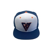Desain Baru Gorras Bordir 3D Custom Topi Flat Bill Pria Topi Snapback Grosir Topi dan Gorra Snapback Hip Hop