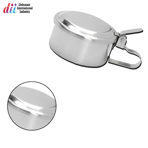 Mug et pot à mucosités en acier inoxydable médical avec couvercle 450 ml – Instruments personnalisés – Fournisseur en gros - Product Image 6