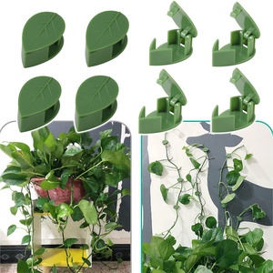 Plant Climbing Wall Leaf Clip Self Adhesive Fixture Rattan Vine Fixed Buckle Support Traction Hook Garden Clips