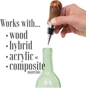 ערכות עבודת עץ מחרטה ערכות diy כבד חובה צלחת חרוט בקבוק בקבוק ערכת עבור הפיכת עץ - Product Image 3