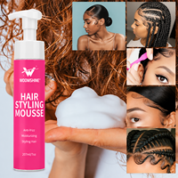 Mousse Coiffante OEM Anti-Frisottis, Mousse Coiffante Hydratante pour le Contrôle des Bords, Vente en Gros Usine, Logo Personnalisé