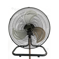 Ventilateur électrique 3 en 1, 18 pouces, grille métallique, 3 pales, 3 vitesses, 110-240V, ventilateur sur pied