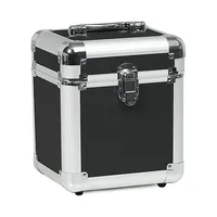 Boîtier LP léger en aluminium transportant un étui de rangement pour disques vinyle de 7 pouces