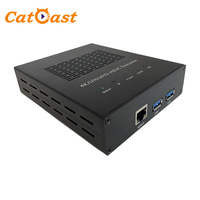 Decodificador 4K UHD H.264 HEVC HLS RTMP SRT a 12G SDI/ASI HD MI para Transmisión