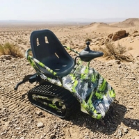 Leduole LT-2 Quad tout-terrain en fibre de verre avec rotation à 360° et éclairage, pour enfants, capacité <150 kg