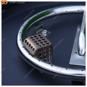 Brasero de Acero Corten con Cascada de Agua y Fuego, Diseño de Tendencia 2026, Tamaño Personalizado, Brasero Negro para Piscina, Ecológico, Independiente - Product Image 4