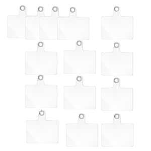 คลิปหนีบแบบแขวนรูปสี่เหลี่ยมโปร่งใสพร้อมวงแหวนโลหะ ออกแบบมาเพื่อแขวนบัตรประจำตัว คลิปหนีบโทรศัพ<span class=keywords><strong>ท</strong></span>์ ป้ายชื่อพนักงาน ฯลฯ - Product Image 1