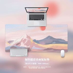 FX Large Anime Style Natural Rubber Water Resistant Mouse Pad Sublimation Custom Logo <b>Deskmat</b> Factory for Office Gaming - Product Image 3