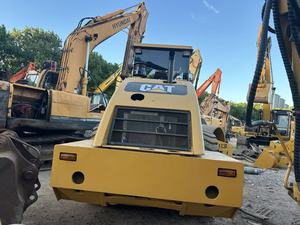 รถบดถนนแบบสั่นสะเทือน Caterpillar CS54 CS56 CS-683E มือสองสำหรับขาย พร้อมเครื่องยนต์ ปั๊ม และชิ้นส่วนหลัก - Product Image 6