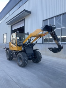 Mini 4WD <b>Wheel</b> Loader <b>Small</b> Loader With Luxury Cab Compact Construction Machinery for Farm, Home, and Personal Use - Product Image 2