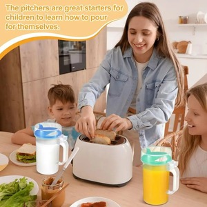 Jarra de Plástico Transparente de 6 Colores, Resistente y Clásica, Dispensador Multifuncional de Agua, Leche/Jugo/Aceite, Modelo OC-6 - Product Image 6