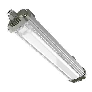 ATEX Lampu LED Linear Tahan Ledakan, Lampu Linear Industri Tahan Ledakan 40-60w dengan Fungsi Darurat