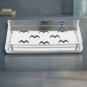 Étagère M 437 SS Marwel 5*12, Étagère de rangement en acier inoxydable M 437 5×12 pouces, Étagère de salle de bain M 437 SS 5×12 pouces - Product Image 3