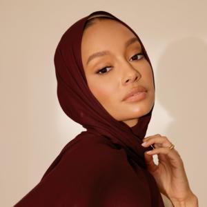 Hijab multifonction en modal printanier 180*70cm, doux, personnalisable, respirant, mode islamique modeste, léger - Product Image 2
