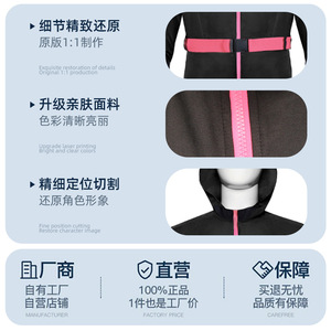 Traje de cosplay de Dali negro, disfraz para Halloween, actuaciones escénicas y juegos - Product Image 3
