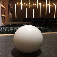 Hochzeit Party Heimtischdekoration große Paraffinwachs-Ballform runde Kerzen
