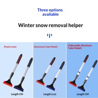 Brosse à neige Oxford pour voiture, en alliage d'aluminium télescopique, grattoir multifonctionnel pour le nettoyage des vitres, en plastique, 40x11,5 cm, marque OEM XC-001