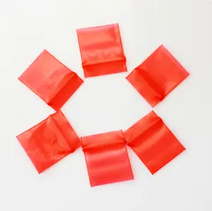 Schmuck Ziplock Zip Zipped Lock Wieder versch ließbare PE Kunststoff Poly Red Taschen Drop Shipping