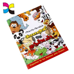 Stampa colorata Cmyk per bambini libri per bambini con copertina morbida a colori per bambini