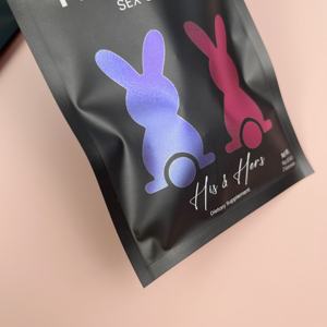 Yetişkinler için özel Logo kullanımlık plastik torbalar seks Gummies fermuar üst nem koku geçirmez delik baskılı çanta Gummies şekerler için - Product Image 4