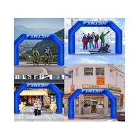 Vente flash - Arche gonflable personnalisable de la marque Sincere, étanche, en Oxford/PVC, impression par transfert thermique pour les courses