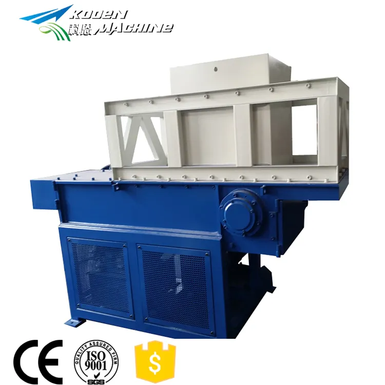 Triturador de plástico eficiente e eficiente, reciclável, máquina trituradora de madeira/trituradora de pneus